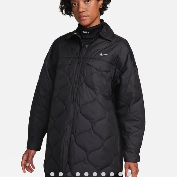 NIKE WOMEN SPORTWEAR ESSENTIAL QUILT JACKET - Picture 8 of 10